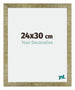 Mura MDF Bilderrahmen 24x30cm Gold Antik Vorne Messe | Yourdecoration.at