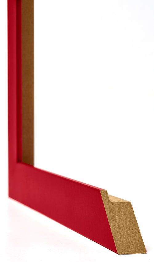 Mura MDF Bilderrahmen 24x30cm Rot Detail Querschnitt | Yourdecoration.at