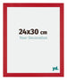 Mura MDF Bilderrahmen 24x30cm Rot Vorne Messe | Yourdecoration.at