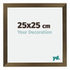 Mura MDF Bilderrahmen 25x25cm Bronze Dekor Vorne Messe | Yourdecoration.at