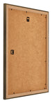 Mura MDF Bilderrahmen 25x30cm Bronze Dekor Rucksteite Schrag | Yourdecoration.at