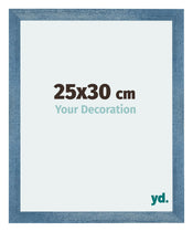 Mura MDF Bilderrahmen 25x30cm Hell Blau Geveegd Vorne Messe | Yourdecoration.at