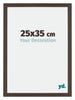 Mura MDF Bilderrahmen 25x35cm Eiche Dunkel Vorne Messe | Yourdecoration.at