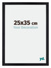 Mura MDF Bilderrahmen 25x35cm Schwarz Matt Vorne Messe | Yourdecoration.at