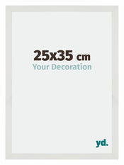 Mura MDF Bilderrahmen 25x35cm Weiss Matt Vorne Messe | Yourdecoration.at
