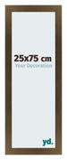 Mura MDF Bilderrahmen 25x75cm Bronze Dekor Vorne Messe | Yourdecoration.at
