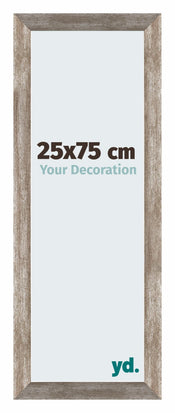 Mura MDF Bilderrahmen 25x75cm Vintage Metall Vorne Messe | Yourdecoration.at