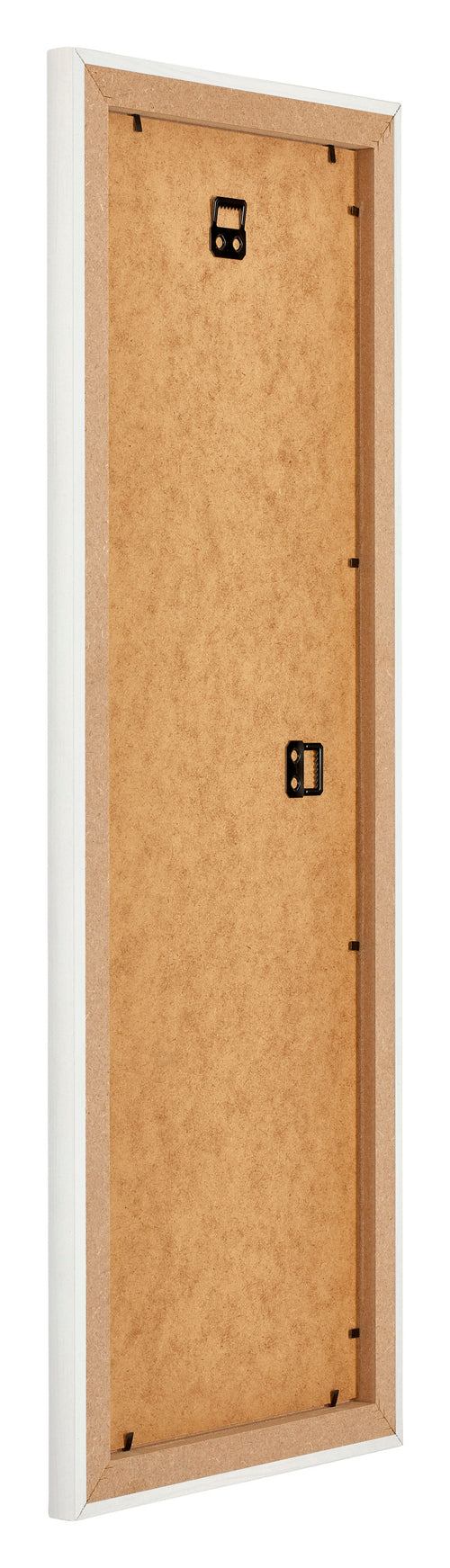 Mura MDF Bilderrahmen 25x75cm Weiß Gewischt Ruckseite Schrag | Yourdecoration.at