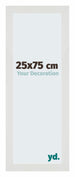 Mura MDF Bilderrahmen 25x75cm Weiß Matt Vorne Messe | Yourdecoration.at