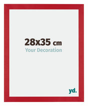 Mura MDF Bilderrahmen 28x35cm Rot Vorne Messe | Yourdecoration.at