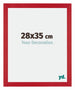 Mura MDF Bilderrahmen 28x35cm Rot Vorne Messe | Yourdecoration.at