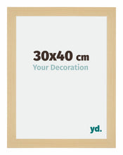 Mura MDF Bilderrahmen 30x40cm Ahorn Dekor Vorne Messe | Yourdecoration.at