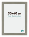 Mura MDF Bilderrahmen 30x40cm Grau Vorne Messe | Yourdecoration.at