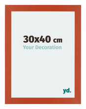 Mura MDF Bilderrahmen 30x40cm Orange Vorne Messe | Yourdecoration.at