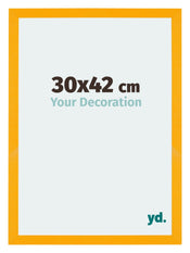 Mura MDF Bilderrahmen 30x42cm Gelb Vorne Messe | Yourdecoration.at