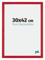 Mura MDF Bilderrahmen 30x42cm Rot Vorne Messe | Yourdecoration.at