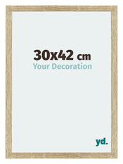 Mura MDF Bilderrahmen 30x42cm Sonoma Eiche Vorne Messe | Yourdecoration.at