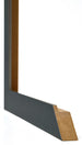 Mura MDF Bilderrahmen 30x45cm Antrazit Detail Querschnitt | Yourdecoration.at