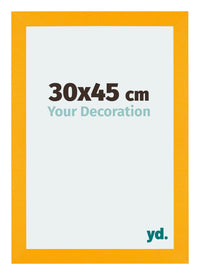 Mura MDF Bilderrahmen 30x45cm Gelb Vorne Messe | Yourdecoration.at