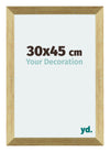 Mura MDF Bilderrahmen 30x45cm Gold Glanz Vorne Messe | Yourdecoration.at