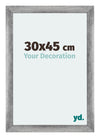 Mura MDF Bilderrahmen 30x45cm Grau Gewischt Vorne Messe | Yourdecoration.at
