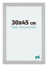 Mura MDF Bilderrahmen 30x45cm Silber Matt Vorne Messe | Yourdecoration.at
