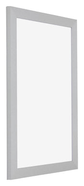Mura MDF Bilderrahmen 30x45cm Silber Matt Vorne Schrag | Yourdecoration.at