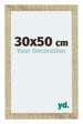 Mura MDF Bilderrahmen 30x50cm Sonoma Eiche Vorne Messe | Yourdecoration.at