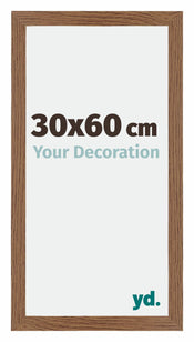 Mura MDF Bilderrahmen 30x60cm Eiken Rustiek Vorne Messe | Yourdecoration.at