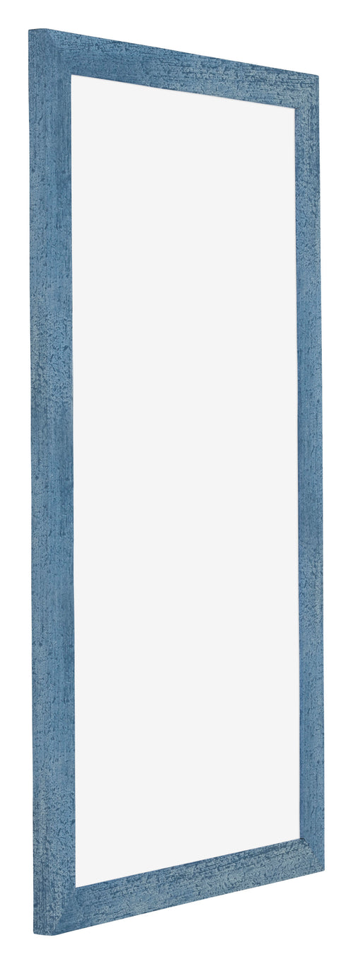 Mura MDF Bilderrahmen 30x60cm Hell Blau Geveegd Vorne Schrag | Yourdecoration.at