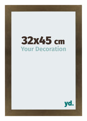 Mura MDF Bilderrahmen 32x45cm Bronze Dekor Vorne Messe | Yourdecoration.at