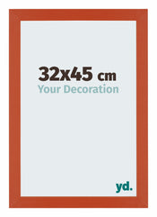 Mura MDF Bilderrahmen 32x45cm Orange Vorne Messe | Yourdecoration.at