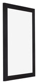 Mura MDF Bilderrahmen 32x45cm Schwarz Gemasert Vorne Schrag | Yourdecoration.at