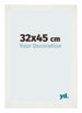 Mura MDF Bilderrahmen 32x45cm Weiß Gewischt Vorne Messe | Yourdecoration.at