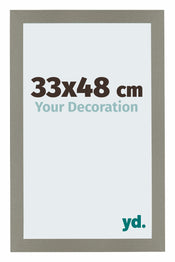 Mura MDF Bilderrahmen 33x48cm Anthrazit Vorne Messe | Yourdecoration.at