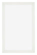 Mura MDF Bilderrahmen 33x48cm Weiß Gewischt Vorne | Yourdecoration.at