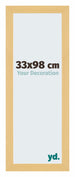 Mura MDF Bilderrahmen 33x98cm Buche Dekor Vorne Messe | Yourdecoration.at