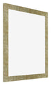 Mura MDF Bilderrahmen 35x35cm Gold Antik Vorne Schrag | Yourdecoration.at