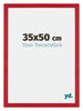 Mura MDF Bilderrahmen 35x50cm Rot Vorne Messe | Yourdecoration.at