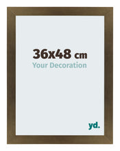 Mura MDF Bilderrahmen 36x48cm Bronze Dekor Vorne Messe | Yourdecoration.at