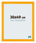 Mura MDF Bilderrahmen 36x49cm Gelb Vorne Messe | Yourdecoration.at