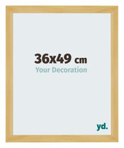 Mura MDF Bilderrahmen 36x49cm Kiefe Dekor Vorne Messe | Yourdecoration.at