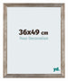 Mura MDF Bilderrahmen 36x49cm Vintage Metall Vorne Messe | Yourdecoration.at