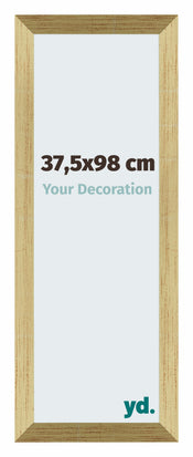 Mura MDF Bilderrahmen 37 5x98cm Goldglanz Vorne Messe | Yourdecoration.at