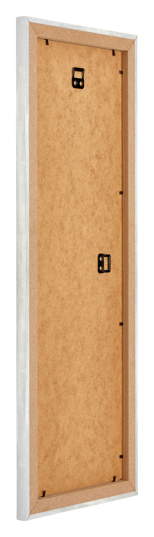 Mura MDF Bilderrahmen 37 5x98cm Silberglanz Vintage Ruckseite Schrag | Yourdecoration.at
