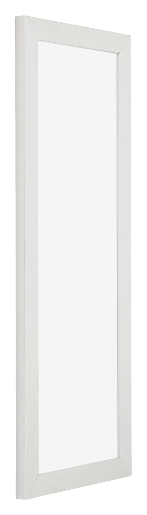 Mura MDF Bilderrahmen 37 5x98cm Weiss Matt Vorne Schrag | Yourdecoration.at