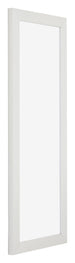 Mura MDF Bilderrahmen 37 5x98cm Weiss Matt Vorne Schrag | Yourdecoration.at