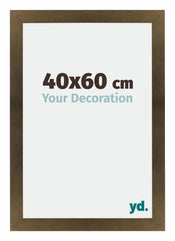 Mura MDF Bilderrahmen 40x60cm Bronze Dekor Vorne Messe | Yourdecoration.at