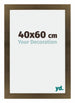Mura MDF Bilderrahmen 40x60cm Bronze Dekor Vorne Messe | Yourdecoration.at