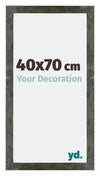 Mura MDF Bilderrahmen 40x70cm Blau Gold Meliert Vorne Messe | Yourdecoration.at